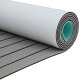 vidaXL Podłoga łodzi  jasnoszara i czarna 240 x 90 cm z pianki EVA 2