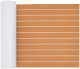 vidaXL Podłoga samoprzylepna  Brązowa i Biała 240x60 cm Pianka EVA 1