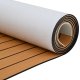 vidaXL Podłoga do łodzi  Samoprzylepna Brązowa i Czarna 240x60 cm Pianka EVA 2
