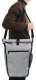 vidaXL Torba rowerowa  na bagażnik 20 L Szara 34x16x59 cm 4
