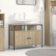 Szafka umywalkowa vidaXL Sonoma Oak 80x30x60 cm z drewna inżynieryjnego 3