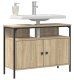 Szafka umywalkowa vidaXL Sonoma Oak 80x30x60 cm z drewna inżynieryjnego 4