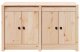 vidaXL Szafka kuchenna  106x55x64 cm z litego drewna sosnowego 7
