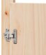 vidaXL Drzwi do kuchni na świeżym powietrzu 50x9x82 cm Lite drewno sosnowe 8