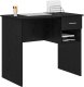 Biurko vidaXL Czarne 90 cm x 49.5 cm 3