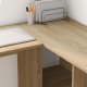 vidaXL Biurko komputerowe Sonoma Oak Dąb Sonoma Płyta wiórowa Standard 2