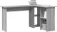 Biurko vidaXL Szare 120 cm x 50 cm 2