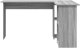 Biurko vidaXL Szare 120 cm x 50 cm 4