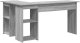Biurko vidaXL Szare 120 cm x 50 cm 6