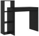 Biurko vidaXL Czarne 100 cm x 40 cm 3