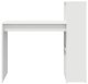 Biurko vidaXL Białe 108 cm x 55 cm 6