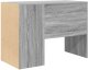 Biurko vidaXL Szare 102 cm x 50 cm 6