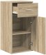 vidaXL Szafa Sonoma Oak Sonoma oak MDF Średnia Szafa Sonoma Oak 4
