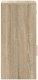 vidaXL Szafa Sonoma Oak Sonoma oak MDF Średnia Szafa Sonoma Oak 6