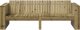 vidaXL Sofa ogrodowa 3-osobowa 185.5x60x62 cm z impregnowanego drewna sosnowego 3