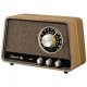 Sangean WR-101 table radio, Bluetooth, vintage walnut wood 1