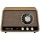Sangean WR-101 table radio, Bluetooth, vintage walnut wood 1