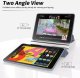 "Tri-Fold Stylus Holder Case Galaxy Tab A8" Lavender Grey 2