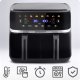 Duża frytkownica beztłuszczowa Air fryer Berdsen BD-657 czarna 7