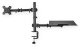 Nedis Duo monitor arm at laptop level 2