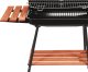 LUND CHARCOAL GRILL WITH SHELVES GRID 53x33cm 9