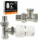 Radiator connection kit INVENA, straight 1