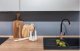 Sink faucet INVENA MAGIC ROSE GOLD, black, with flexible neck 5