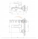 Bathroom faucet INVENA FIRA, black 1