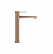 Washbasin faucet INVENA GLAMOR, copper color, high 1