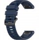 Fixed QuickFit silicone strap, 22 mm, blue 4