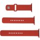 Fixed silicone smartwatch strap, Apple Watch 42 / 44 / 45 mm, red 3