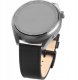 Fixed smartwatch leather strap, 22 mm, black 6
