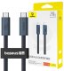 Baseus kabel Flash 2 USB4 Full-Featured Charging Cable USB-C to USB-C 240W 5.9ft Cluster czarny 1