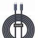Baseus kabel Flash 2 USB4 Full-Featured Charging Cable USB-C to USB-C 240W 5.9ft Cluster czarny 12