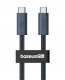 Baseus kabel Flash 2 USB4 Full-Featured Charging Cable USB-C to USB-C 240W 5.9ft Cluster czarny 3