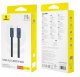 Baseus kabel Flash 2 USB4 Full-Featured Charging Cable USB-C to USB-C 240W 5.9ft Cluster czarny 4