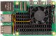 Raspberry Pi cooling pad with fan, Raspberry Pi 5 B, black 1
