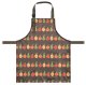BIBETTA child apron Grey Happy Fruits, BZK-54-001 1