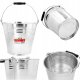 Galvanized metal bucket, 12l 1