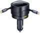 Ładowarka samochodowa Baseus Enjoyment Max z kablami USB-C+USB-C i portami USB-A+USB-C 90W Czarny 5