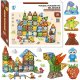 BK2 KLOCKI MAGNETYCZNE DIAMENTOWE         DINOZAURY 90 EL 1