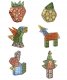BK2 KLOCKI MAGNETYCZNE DIAMENTOWE         DINOZAURY 90 EL 7