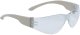 BRAVA2 WHEAT INCOLORE - lekkie okulary ochronne ekologiczne (66% biomateriałów) odporne na zarysowania i UV kompatybilne z nausznikami waga 27g do użytku wewnętrznego unisex poliwęglan 100% 1