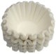Skålfilter Catersource Ø250/90 mm Hvid,4 pk x 250 stk/krt 1