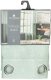NET CURTAIN MOLY 135X240 RINGS CELADON D 1