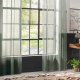 NET CURTAIN MOLY 135X240 RINGS CELADON D 3