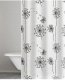 SHOWER CURTAINS MOONFLOWER WHITE 180 X 1