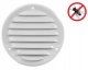 Europlast GRILLE METAL D100, WHITE 3