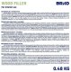 WOOD FILLER INTERIOR BRIKO ASH 0.48KG 2