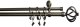 DOUBLE CURTAIN RAIL SET F512005 300CM 1